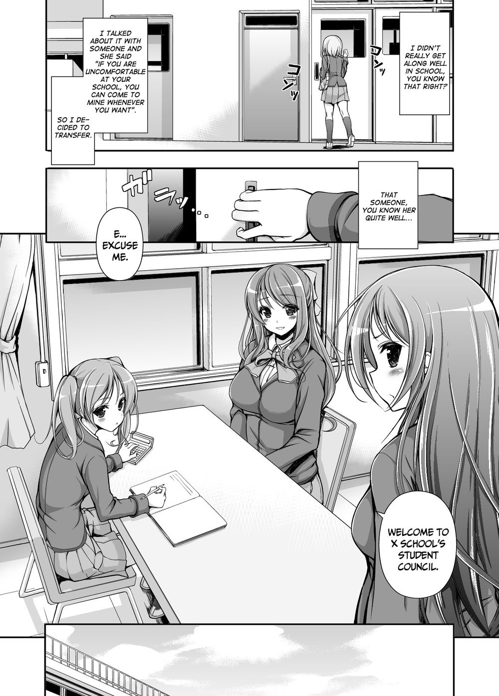 Hentai Manga Comic-Student Council's Special Service-Read-3